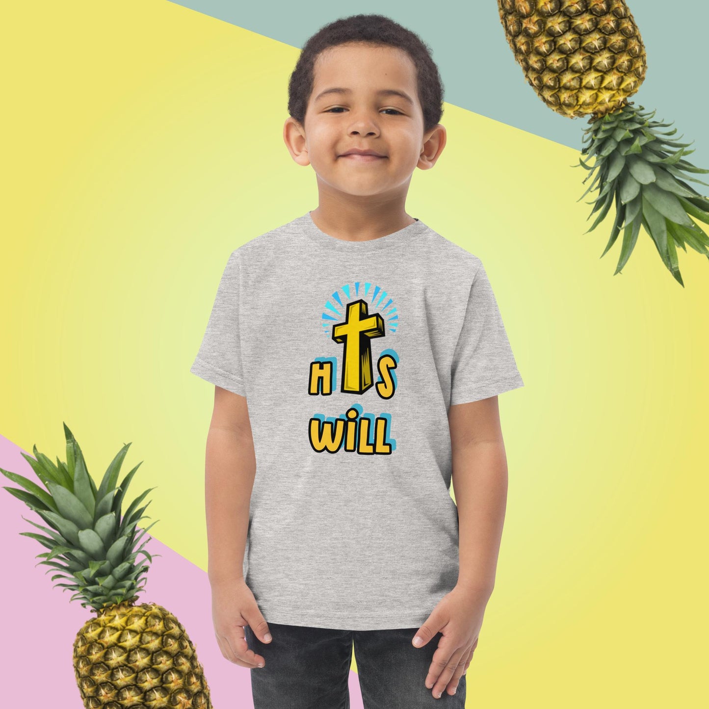 "HIS WILL" Toddler jersey t-shirt