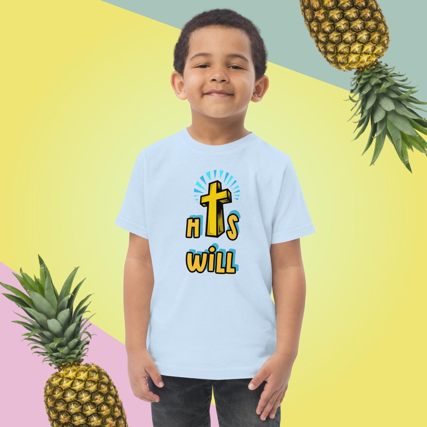 "HIS WILL" Toddler jersey t-shirt
