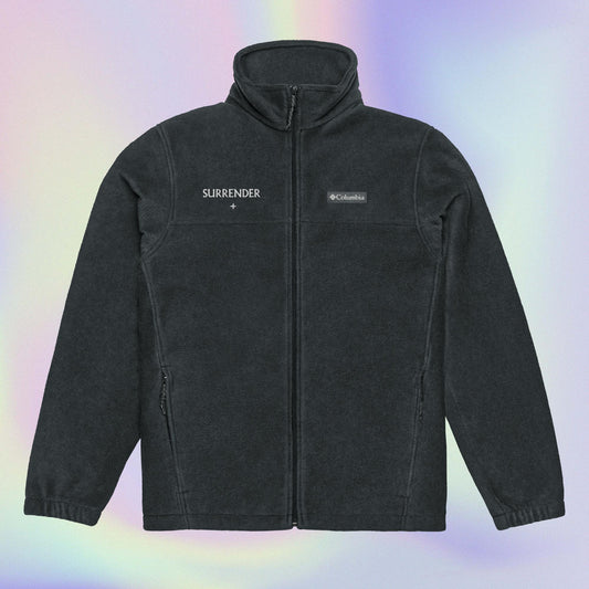 "SURRENDER +" Unisex Columbia fleece jacket