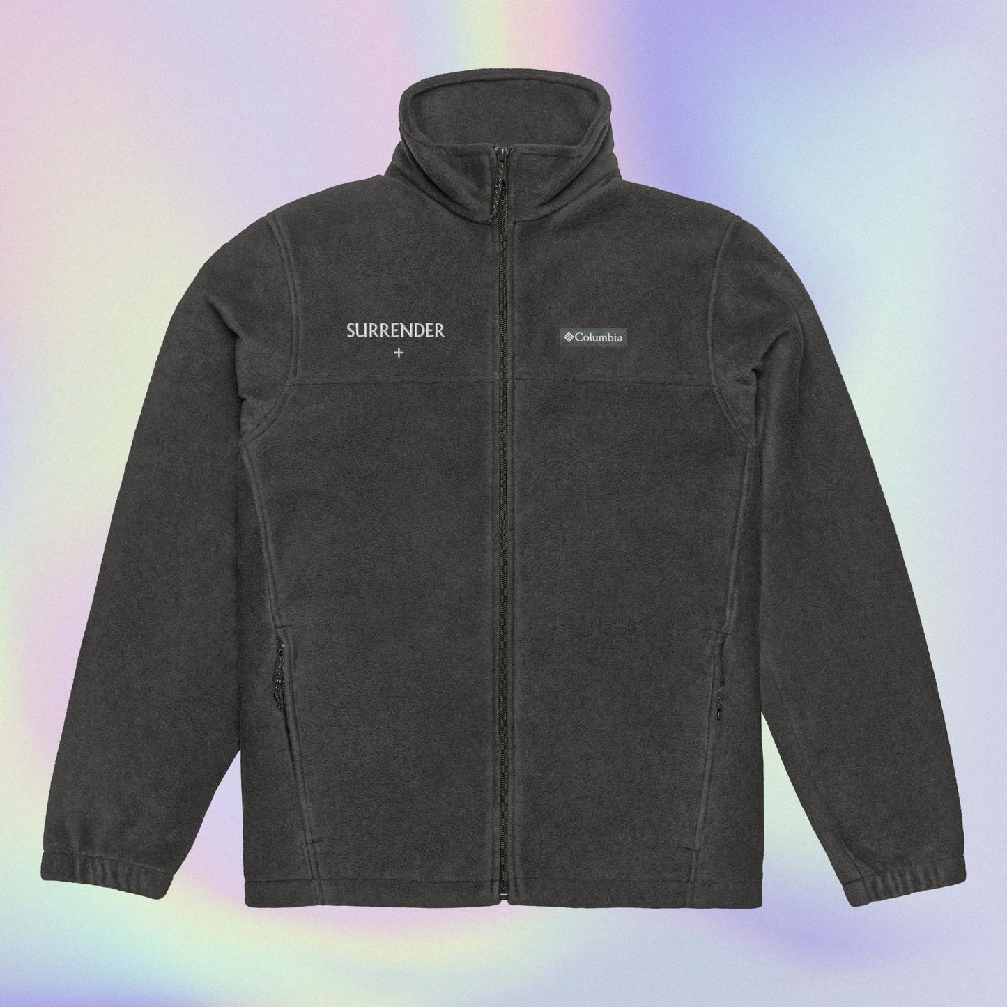 "SURRENDER +" Unisex Columbia fleece jacket
