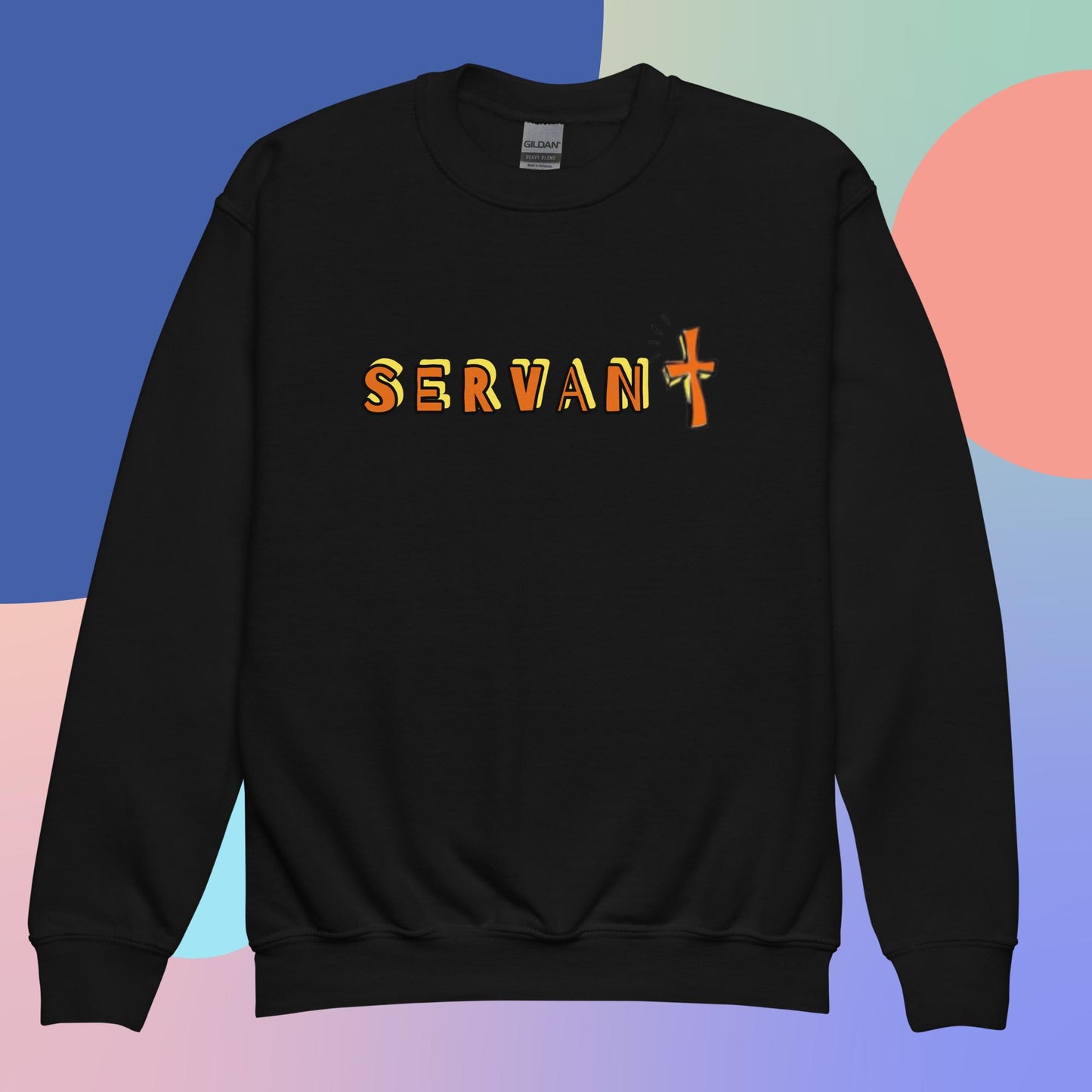"SERVANT" Kids crewneck sweatshirt
