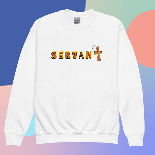 "SERVANT" KIDS crewneck sweatshirt