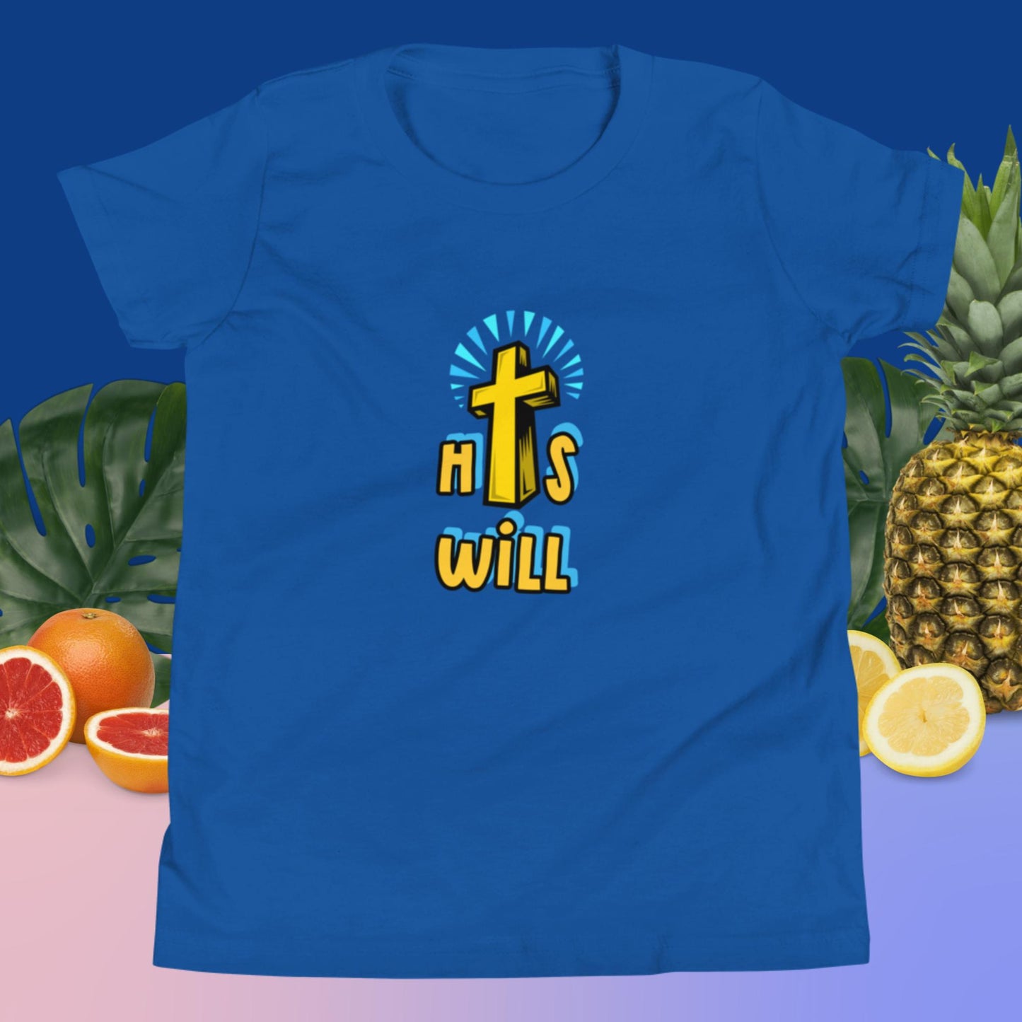 "HIS WILL" Kids Short Sleeve T-Shirt